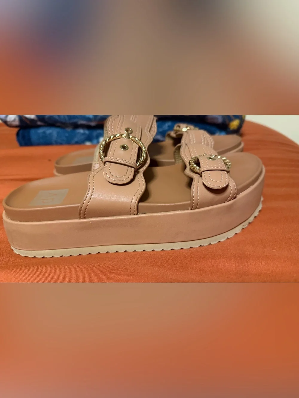 🤎 womens Dolce Vita Sheree Platform Slide Sandals – Size 7.5
